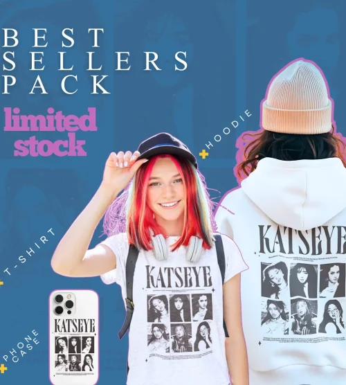 Katseye Best Sellers Pack: Hoodie + T-Shirt + Case