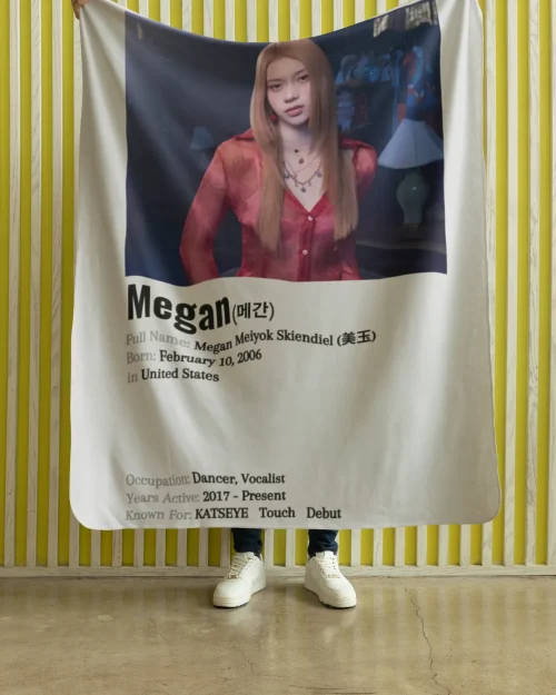 Katseye Megan Blanket #2