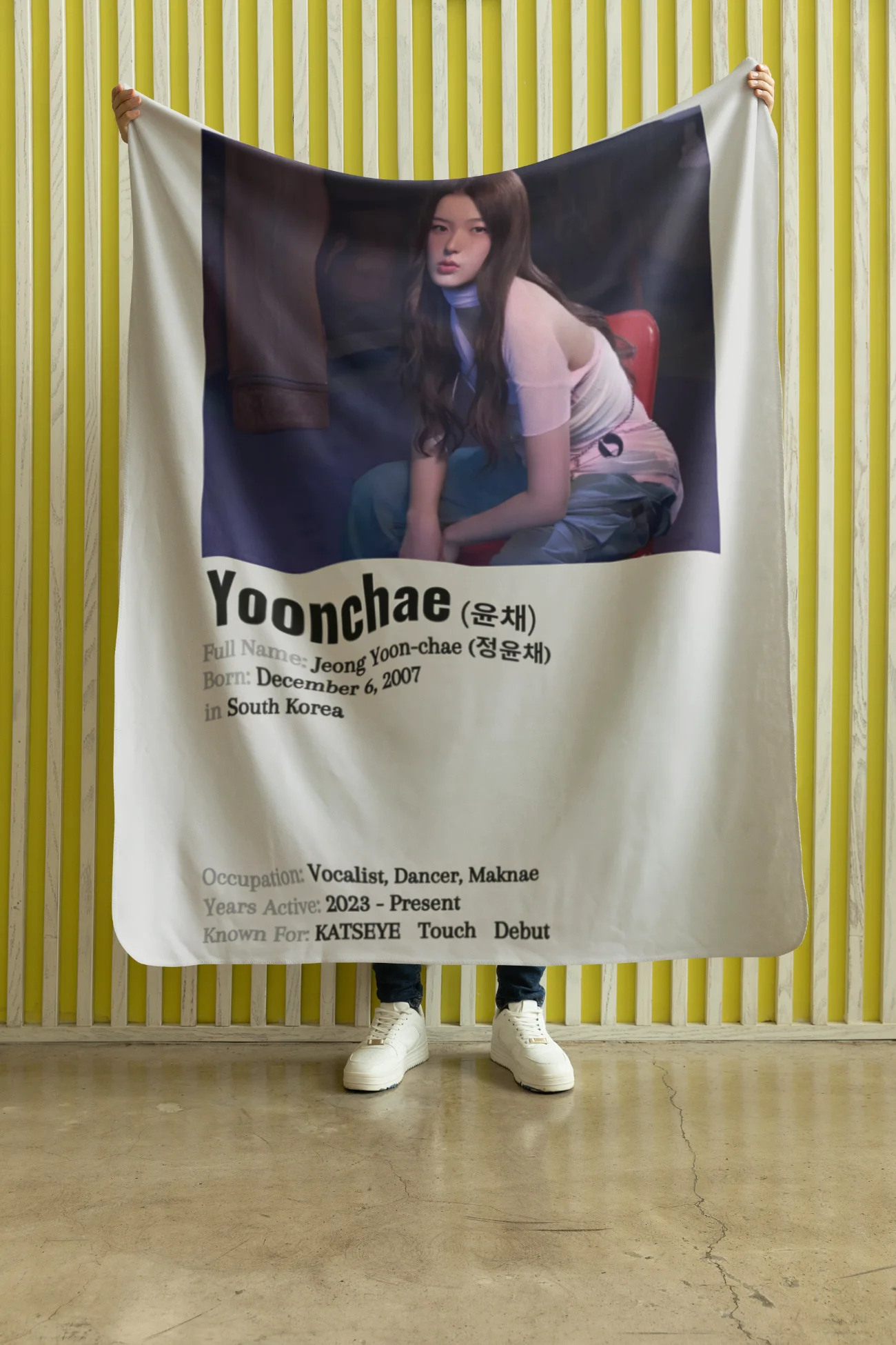 Katseye Yoonchae Blanket